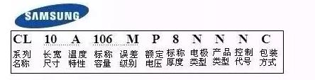三星貼片電容命名規(guī)則 三星貼片電容命名規(guī)則